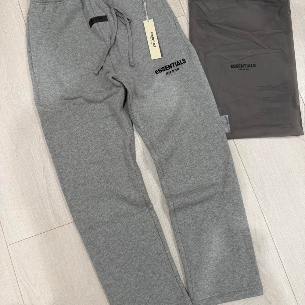Essentials Gray pants sizes small medium large available text me what you want.